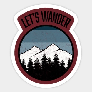 Wander Sticker